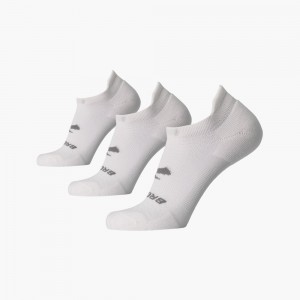 Accessori Uomo Brooks Run-In No Show 3-Pack Bianche | 721840-NXS