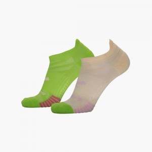 Calzini Donna Brooks Ghost Lite No Show 2-Pack Marroni Verdi Chiaro Verdi Chiaro | 963752-XTM