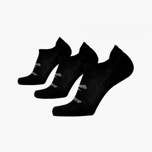 Calzini Donna Brooks Run-In No Show 3-Pack Nere | 527860-MFW