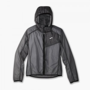 Capispalla Donna Brooks All Altitude Jacket Nere | 539728-NAZ