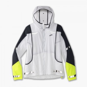 Capispalla Donna Brooks Run Visible Convertible Jacket Bianche | 482379-NFY
