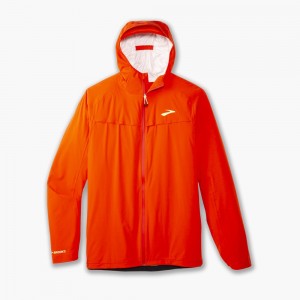 Capispalla Uomo Brooks High Point Waterproof Jacket Rosa Grigie | 654270-AXS