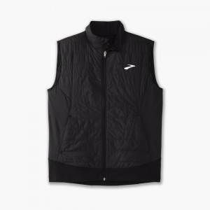 Capispalla Uomo Brooks Shield Hybrid Vest 2.0 Nere | 504731-MVR