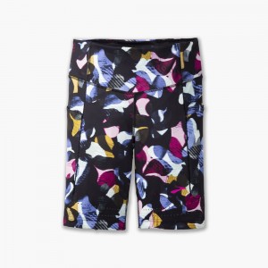 Pantaloncini Donna Brooks Method 8 Short Tight Fast Floral Print | 601927-YMG