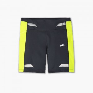 Pantaloncini Donna Brooks Run Visible 6 Short Tight Asphalt/Nightlife | 901876-FSV