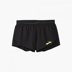 Pantaloncini Uomo Brooks Elite 3 Split Short Nere | 276813-MHJ