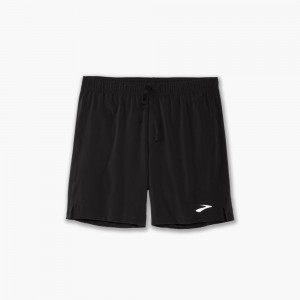 Pantaloncini Uomo Brooks Moment 7 Short Nere | 684095-TKH