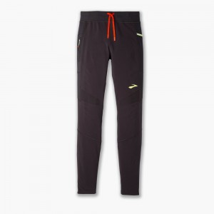 Pantaloni Uomo Brooks High Point Tight Grigie | 769530-WXN