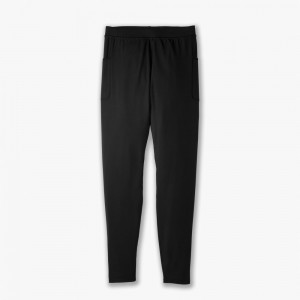 Pantaloni Uomo Brooks Source Tight Nere | 619370-XIU