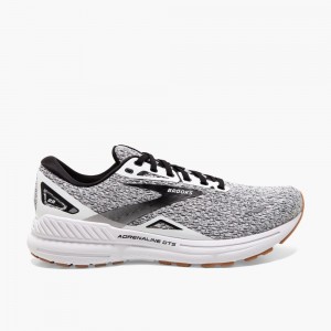 Scarpe Lifestyle Uomo Brooks Adrenaline GTS 23 Bianche Nere | 823974-UQY