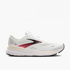 Scarpe Lifestyle Uomo Brooks Adrenaline GTS 23 Bianche Crema Rosa | 172864-XNU