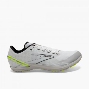 Scarpe Racing Donna Brooks Draft XC Spikeless Bianche Nere | 408693-MTR