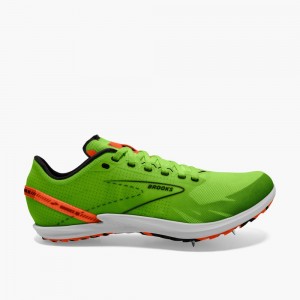 Scarpe Racing Donna Brooks Draft XC Verdi Rosse Arancioni Bianche | 731945-DZA