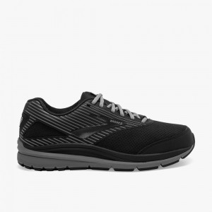 Scarpe Running Strada Uomo Brooks Addiction Walker Suede Nere Nere | 062145-RQE