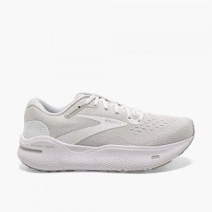 Scarpe Running Strada Uomo Brooks Ghost Max Bianche Metal Argento | 794036-LIY