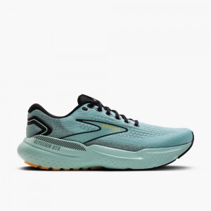 Scarpe Running Strada Uomo Brooks Glycerin GTS 21 Nere Oro | 241850-JTF
