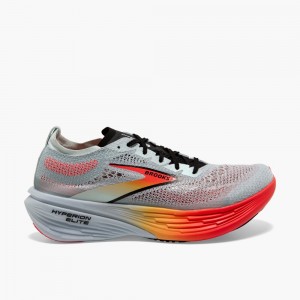 Scarpe Running Strada Uomo Brooks Hyperion Elite 4 Blu Corallo Arancioni | 417859-QWL