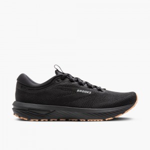 Scarpe Running Strada Uomo Brooks Revel 7 Nere Nere | 483721-QGK