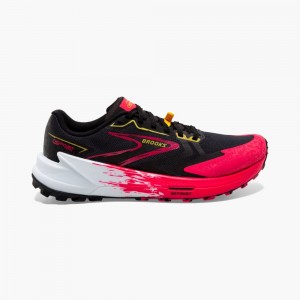 Scarpe Trail Donna Brooks Catamount 3 Nere Rosa Lemon | 942516-TYJ