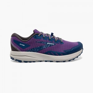 Scarpe Trail Donna Brooks Divide 4 Viola Blu Marino | 935028-MVW