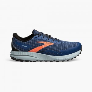 Scarpe Trail Uomo Brooks Divide 4 Blu Blu Marino | 246715-CPB