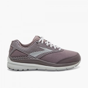 Scarpe da Passeggio Donna Brooks Addiction Walker Suede Grigie Scuro | 938075-EHA