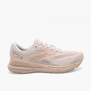 Scarpe da Passeggio Donna Brooks Adrenaline GTS 23 Grigie Bianche | 029137-TGH