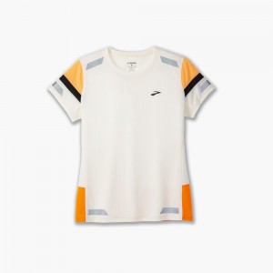 Top Donna Brooks Run Visible Short Sleeve 2.0 Nere | 863047-ZAR